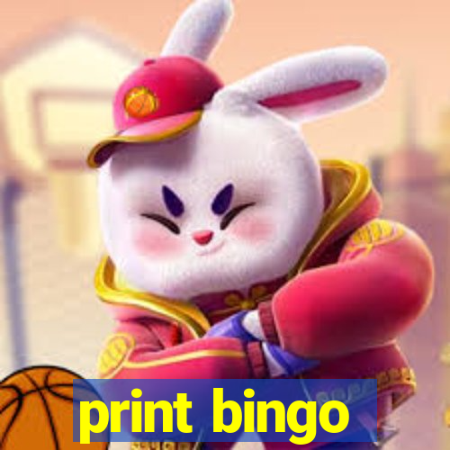 print bingo